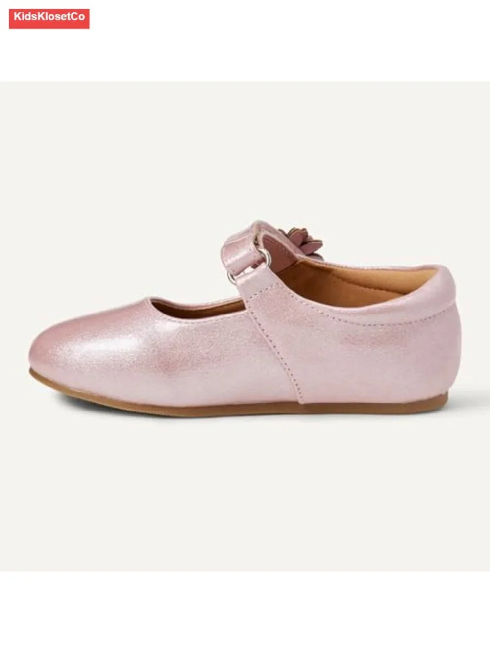 Toddler Girls Mary Jane Flats - Faux Patent Leather